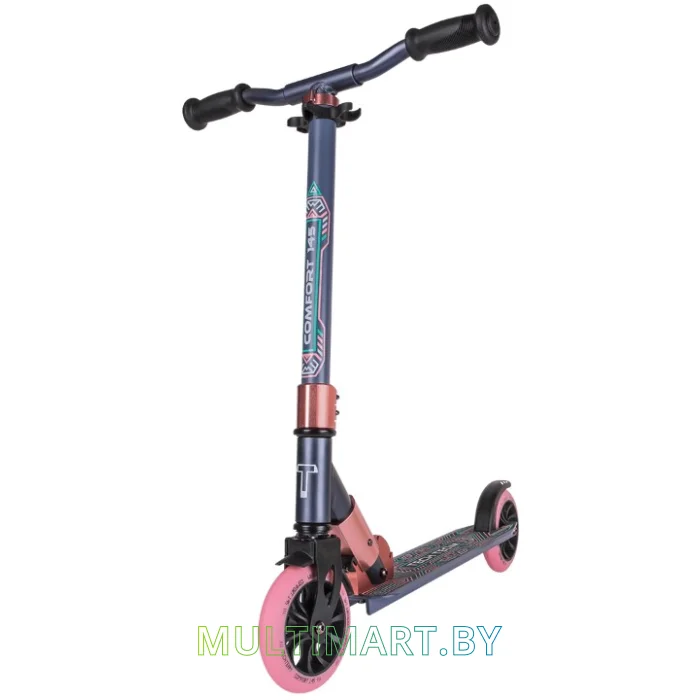 Самокат Tech Team Comfort 145R 2022 (фиолетово-розовый)